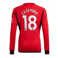 Manchester United Casemiro #18 Domaci Dres 2023-24 Dugi Rukav
